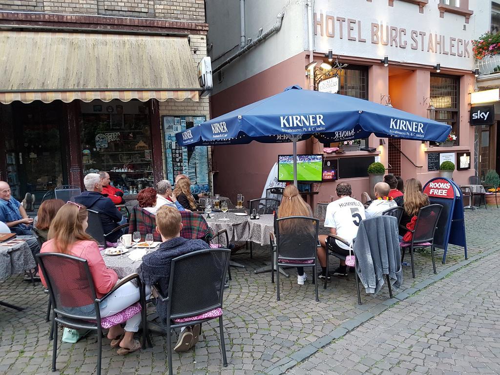 Hotel-Cafe-Burg Stahleck Bacharach Exteriér fotografie